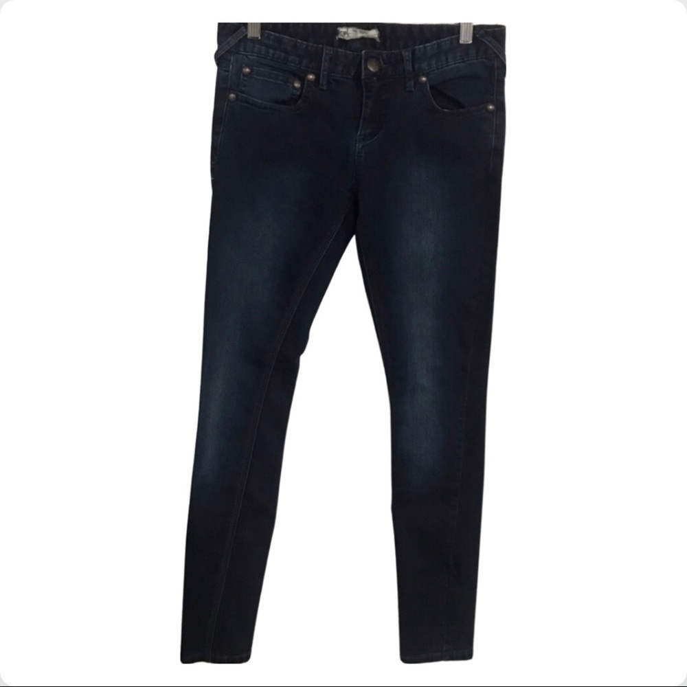 Free people jeans waist 28 blue